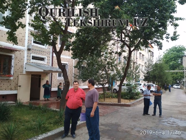 shajxon toxur tumani dom 184 qurilish tekshiruvi курилиш текшируви  basement