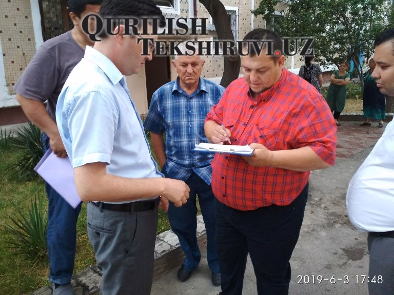 shajxon toxur tumani dom 187 qurilish tekshiruvi курилиш текшируви  сертификаты