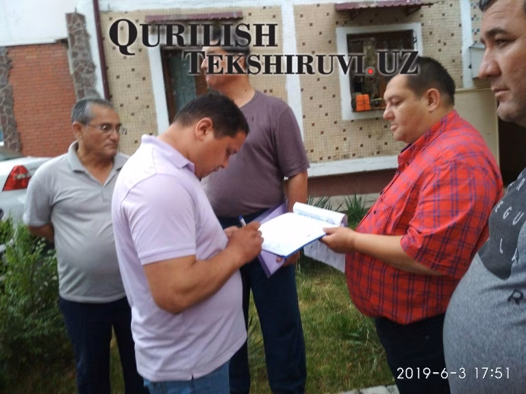 shajxon toxur tumani dom 46 qurilish tekshiruvi курилиш текшируви  узбекистан